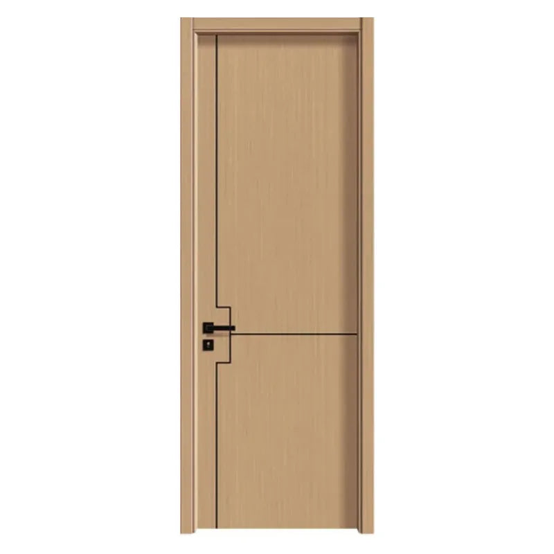 Factory Price Modern Bedroom Door Design Solid Oak Wood Door MDF Internal Bedroom Door Design