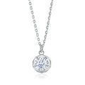 Bulk Wholesale 925 Silver Zirconia Pendant Necklace Factory Supplier