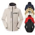 Custom Logo Waterproof Windbreaker Zipper Jacket Men's Polyester Breathable Fabric Outdoor Jacket Windproof Windbreaker Jacket