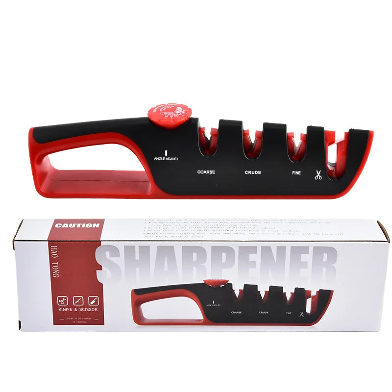 4-in-1 Ceramic Tungsten Steel Knife Sharpener Adjustable Multi-Functional Scissors Knife Sharpening Tools