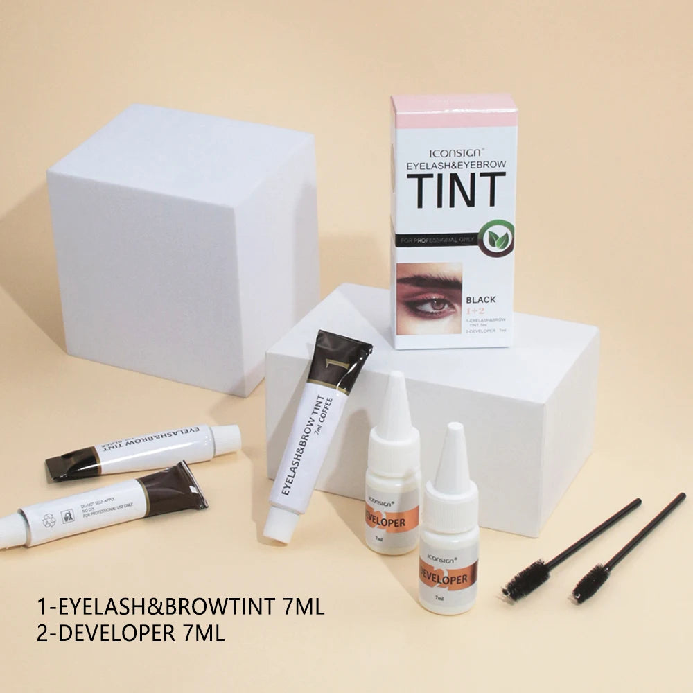 Private Label Professional Wholesale Eyebrow Henna Eyebrow Tint Kit Eyebrow Dye Kit