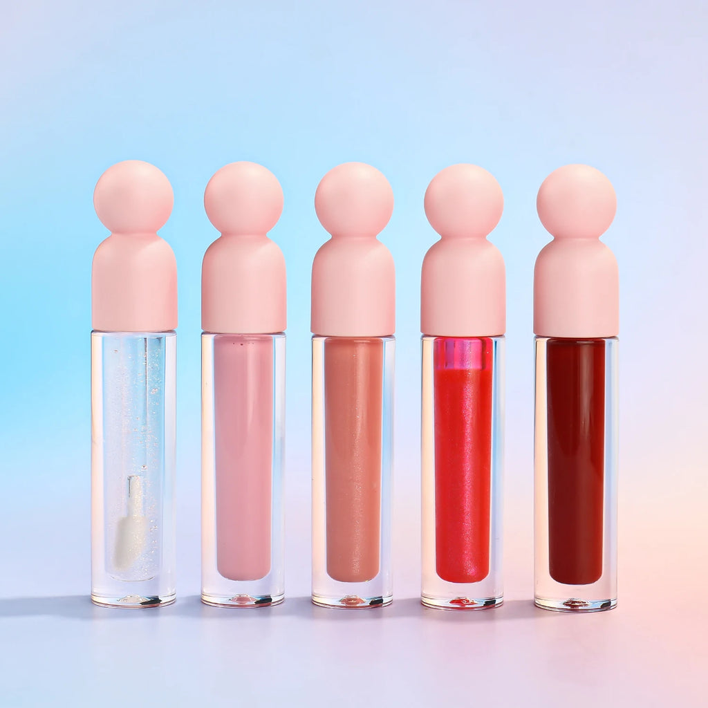 Lipgloss Custom Logo With Low Moq Vegan High Shine Gloss Non-Sticky Makeup Matte Liquid Lipstick Empty Tubes