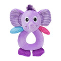 Pawise Bite Resistant Durable Elephant Shape Dog Squeaky Plush Toy Stuffed Animal Squeaky Chew Toy for Dogs