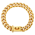Hot Selling Strong Multi-sizes Dog Pet Chain Collars Necklace Metal Collar Portable Luxury Pet Collar for Dogs