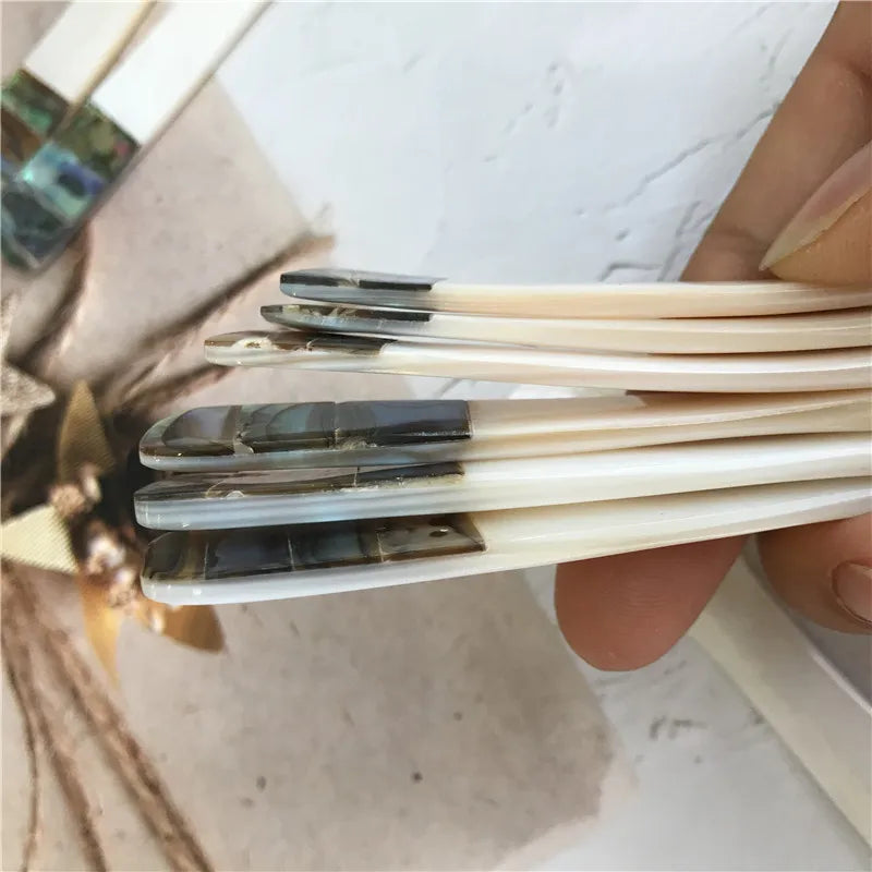 HZ Eoc-friendly Fork Spoon Knife Set Made Form 100% Natural Mother of Pearl Tea - Coffee-Honey-Caviar Spoon Vietnam
