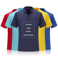 Classic Pure Cotton Pique Fabric Men's Polo t Shirts Sport Casual Golf t Shirts Men's Polo Shirts