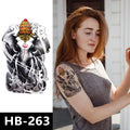 Bulk Order Ink Style Colourful tiger Elephant Rose Girl Temporary Waterproof Tattoo Sticker