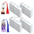 Wholesale Two Sided Printing DIY Rectangle Bookmarks With Tassel Sublimation Blank MDF Bookmarks