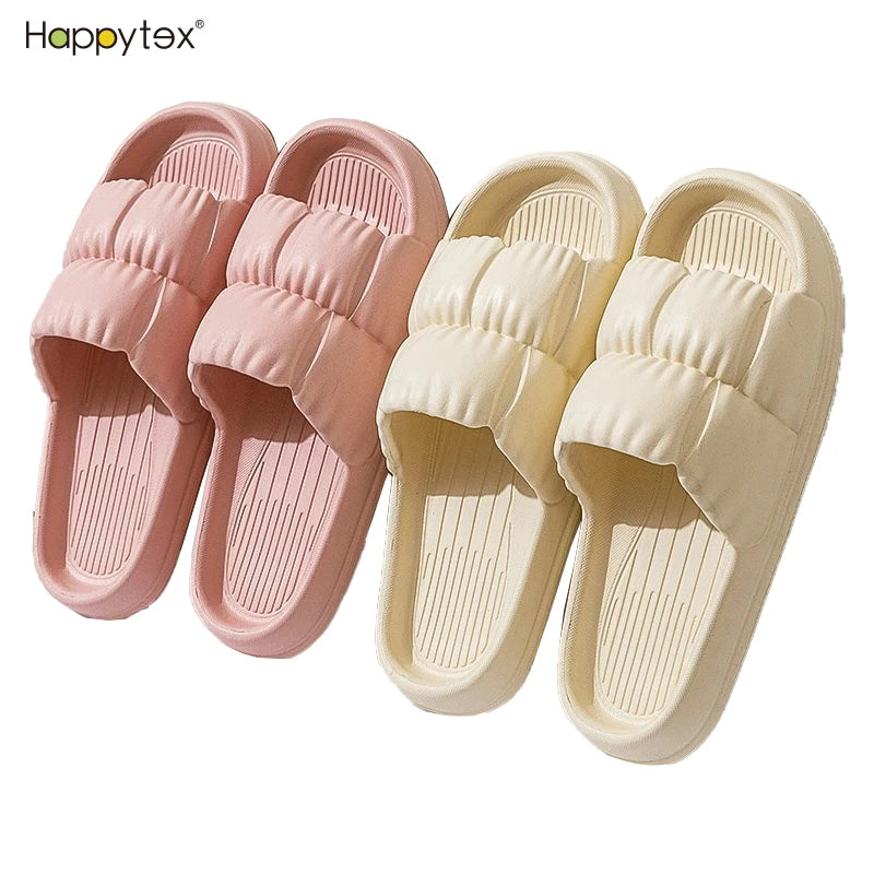 Hot Sale Fashion Summer Petal Couple Soft Outsole Anti-Slippery Comfortable Waterproof Cloud EVA Slider for Women Home