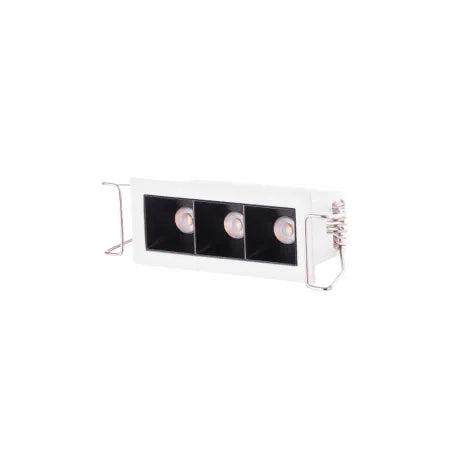 Multi-Shape LED Square Downlight for Home Office Interior Design 4W to 20W Aluminum Lamp Body for Mall Applications