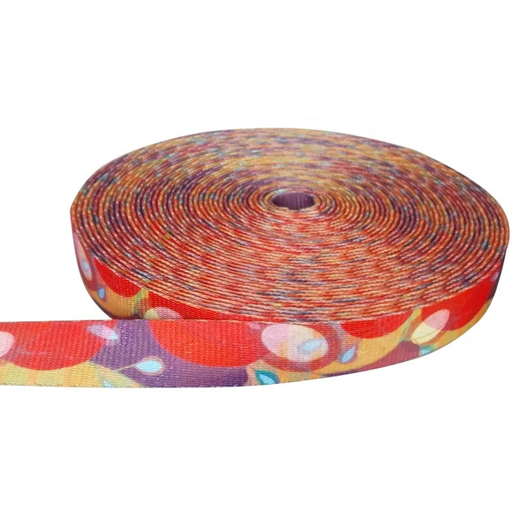 Custom High Tenacity Herringbone Printed Nylon Webbing Strap for Tactical Use in Garment & Bags with Free Sample