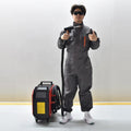 Full Discount Top Seller air Cooled Handheld Welding Laser Machine 3000w for Aluminum and Stainless for 2 Years Warranty