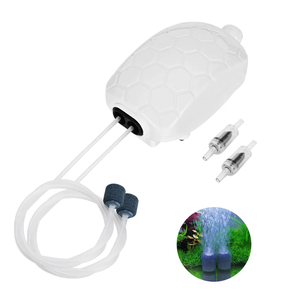 Aquarium Fish tank air Bubble air Stone Bars Oxygen Pump Fish Farming Add air Pump for Fish tank Oxygen Pumps Small Silent Pumps