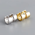 New Classic Design 925 Sterling Silver Heavy Thick Hoop Earrings for Women