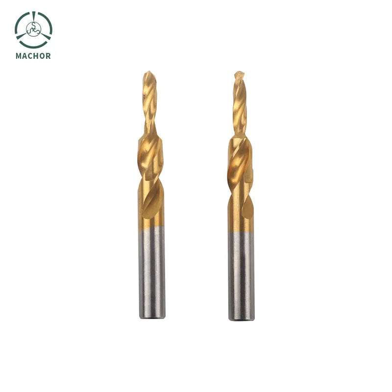 HSSE Straight Shank Step Twist Drill Bit Power Tool Accessories Solid Carbide Short Drill Bit