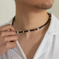 Wholesale New Fashion Jewelry Men Trendy Custom Bohemian Clay Wooden Beaded Necklace