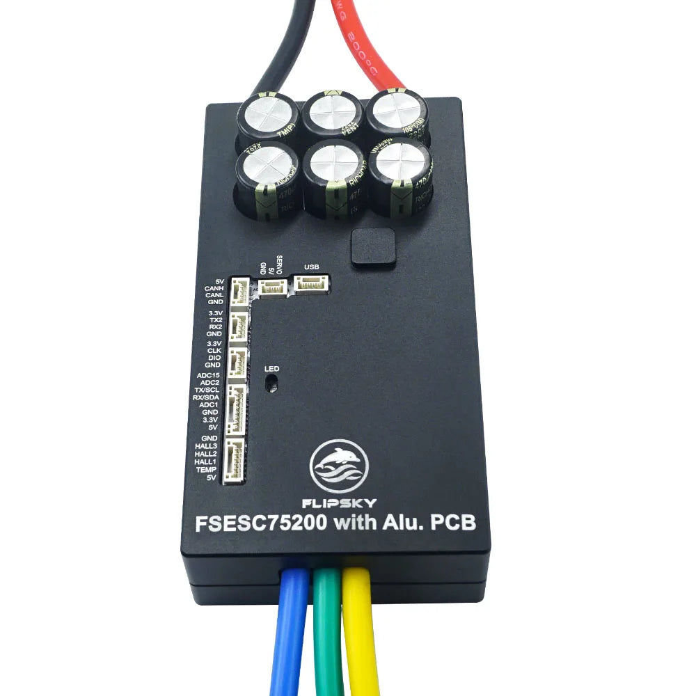 Flipsky 200A 84V FSESC 75200 with Aluminum PCB for Efoil Robot Surfboard Based on VESC
