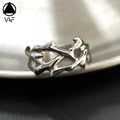 VAF Hollow Thorn Ring Stainless Steel Dragon Teeth Anillo De Espinas Huecas Hohler Dornenring Bague Epines Creuses