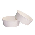 White Soup Rice Pack Paper Bowl with Lid Take Out for Chinese Food Restaurant