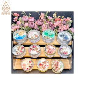 New Arrived Different Materials Crystal Gravel Stone Scented Candles for Gift