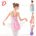 Girls Camisole Cotton Ballet Dress Children Chiffon Skirted Leotards for Dancing