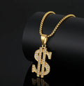 Fashionable Stainless Steel Gold-Plated Pendant Necklace 60CM Chain As Gift Choice