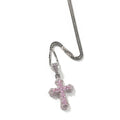 S925 Mini Cross Pendant Necklace for Women Men Gold Plated Pink Cross Cubic Zirconia Different Sizes Main Brass Hip Hop Style