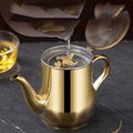 Metal Mesh Strainer Cooking Oil Strainer Pot Storage Container Kitchen Stainless Steel Oil Filter Pot with Dust-Proof Lid Handle