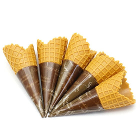 Simulation 3D Hand-painted Ice Cream Cone Resin Sculpture Cabochon Decoration Crafts Miniature Fake Food Embellishments for