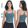 2023 Spring New Sports Tank Top with Exchangeable Chest Pad Sling Custom Logo Fitness Top Lightweight and Breathable Yoga Vest