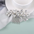 New Crystal Rhinestone Handmade Romantic Wedding Bride Floral Hair Combs for Women Wedding Bridal Hair Accessories