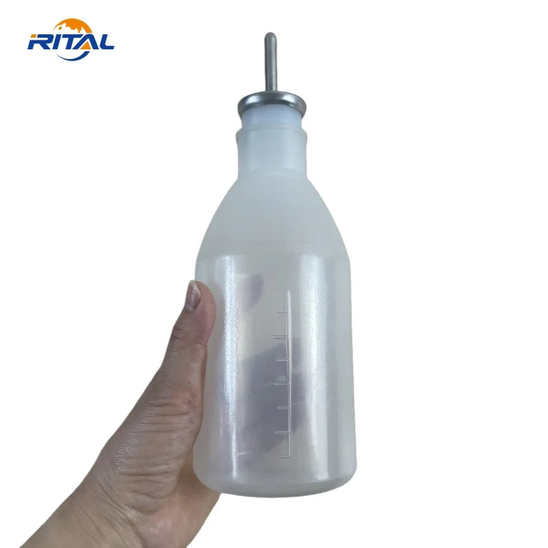 Plastic PP Lab Rodent Mouse Bredding Cage Water Bottle Laboratory Rat Bottles with Stopper for Rodents Mice Rats