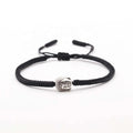 Protection Handmade Antique Silver Plated Women's Religious Buddhist String Adjustable Woven Rope Buddha Bracelet