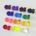 Hot Selling Wholesale Acrylic Colorful Pool Billiard Cues Tips Round Flat 14mm Jump and Break Tips Billiard Accessories