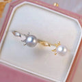 R1211 8-9mm Natural Freshwater Pearl Ring Accessory 925 Sterling Silver Adjustable Size Engagement Jewelry Ring for Women