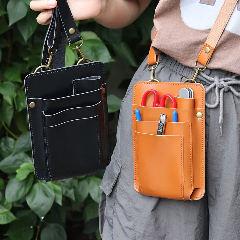 Scissors Kit Leather Florist Flower Arrangement Kit Fanny Pack Gardening Kit Storage Bag