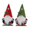 Christmas Gnome Swedish Santa Tomte Wooden Base Gnome Tabletop Ornament Christmas Decoration