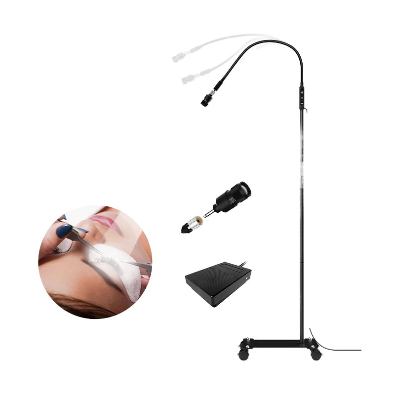 White Light for UV LED Lash Extension Touch Screen Smart UV LED White Light Lamp With Foot Pedal MegaBDM