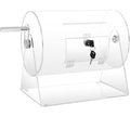 Clear Acrylic Raffle Ticket Spinner Drum Fashionable Lottery Box with Handle for 2000 Tickets for Storage in Shops