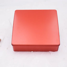 Factory Custom Food Grade Large Size Tin Can Gift Packaging Candy Sweets Square Cookie Tin Box
