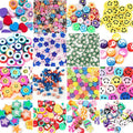 Clay Heishi Beads for Bracelets  Clay Flower Beads for Jewelry Making
