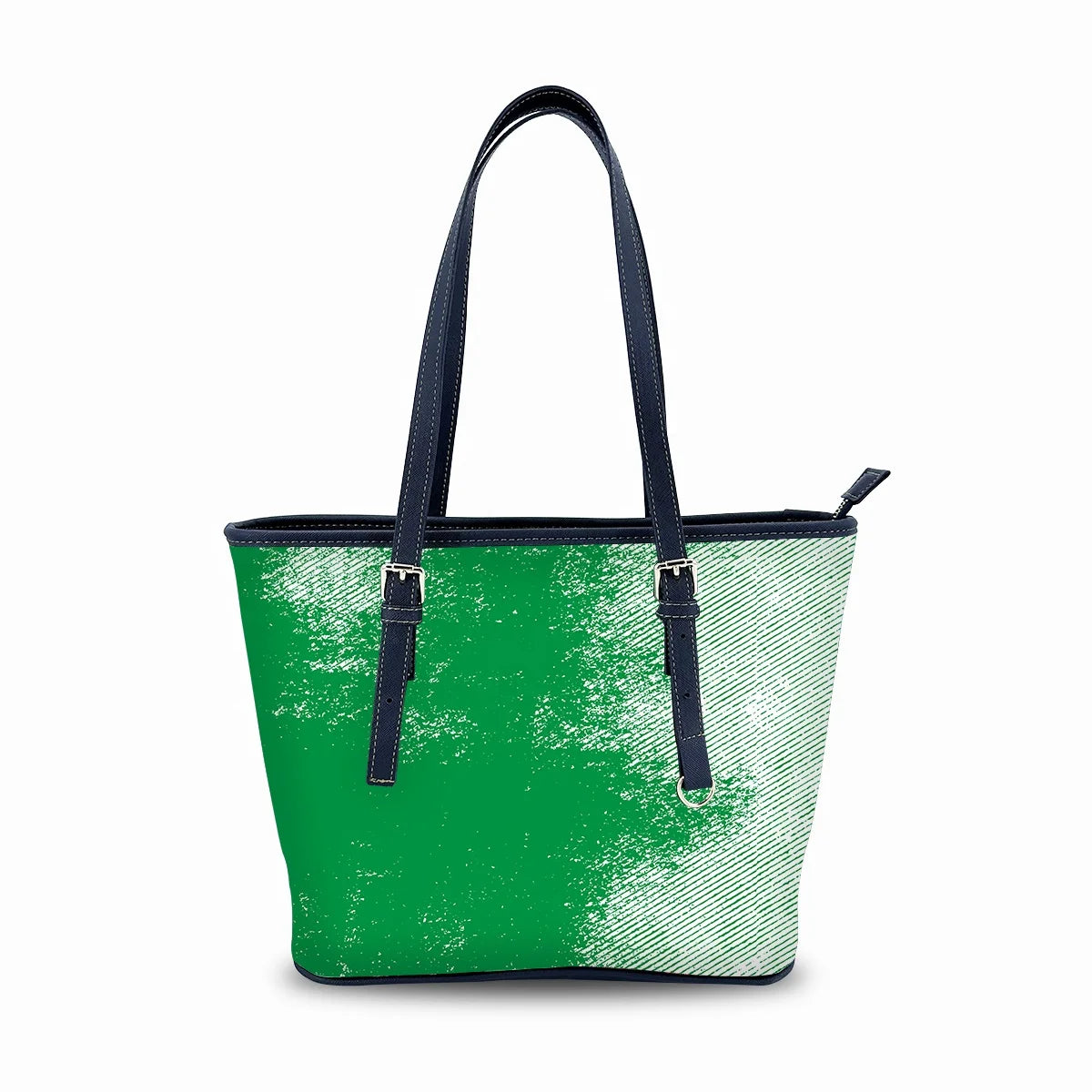New Faux Leather Tote Bags With Custom Printed Logo Reusable Tote Shopping Bag Large Handbags for Women Luxury