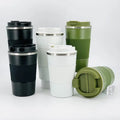 12oz 17oz Double Wall Stainless Steel Coffee Mug Thermos Coffee Cup Travel Insulated Mugs With Silicone Sleeve