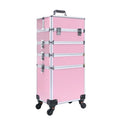 Professional Cosmetic Case Large Capacity Heighten Makeup Nail Tattoo Hairdressing Beauty Trolley Suitcase Multi-Layer Toolbox