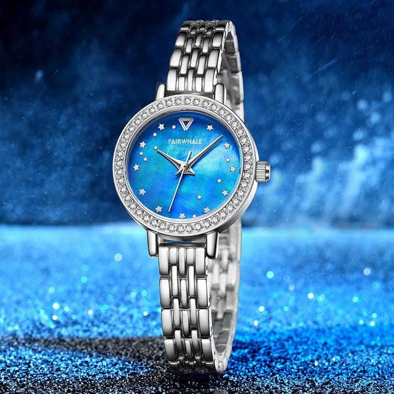 Round case Small MOQ Quartz Luxury Fashion Waterproof Women Watch