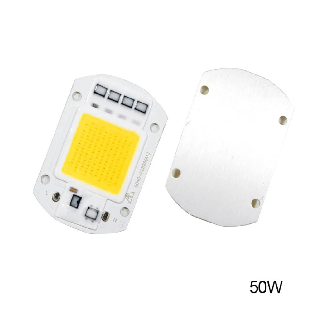 AC LED COB Module Chip AC220V 20W 30W 50W No Need Driver for DIY Grow Light Full Spectrum 380-780nm Plant Seedling Flower