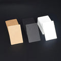 Wholesale Custom Logo Printed Necklace Card Kraft Paper Black White Blank Jewelry Packaging Card Necklace Earring Display Card