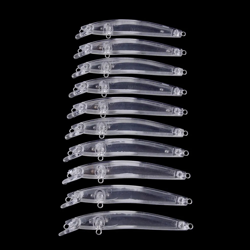 Wholesale MI039-0 8cm 3.5g Artificial Hard Plastic Bait Unpainted Blank Minnow Fishing Lures