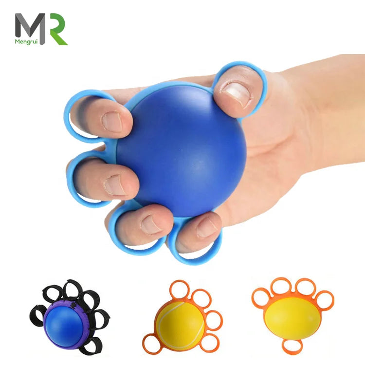 MR Silicon Ball Portable Finger Exercises Therapy Grip Strength Trainer Finger Strengthener-Hand Strengthener