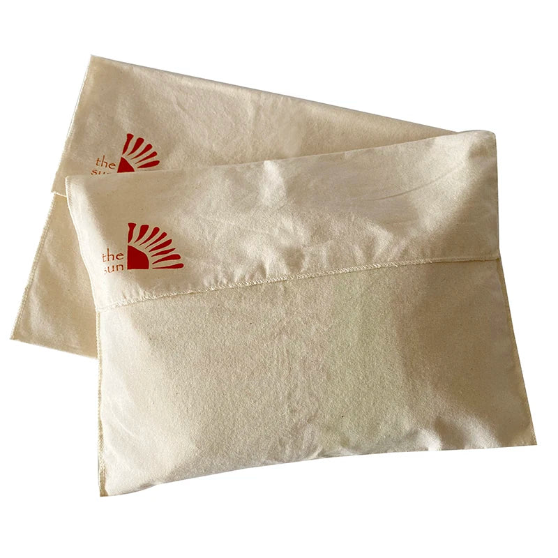 Free Sample Lady Fashion Vintage National Large Natural Cotton Fabric Envelope Shoes Dust Bag with Logo for Babouche Dress